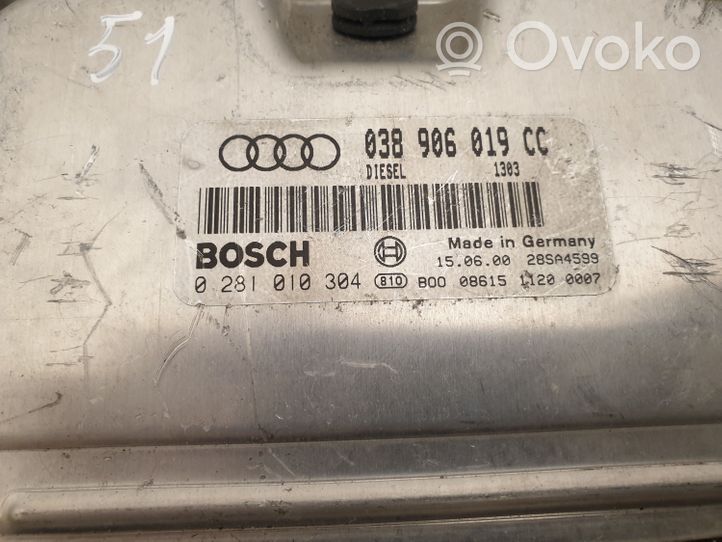 Audi 100 200 5000 C3 Centralina/modulo del motore 038906019CC