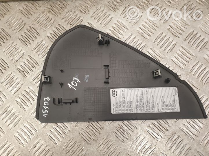 Audi A4 S4 B8 8K Rivestimento estremità laterale del cruscotto 8K0857086