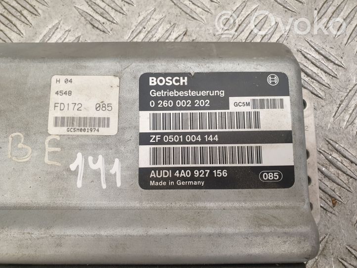 Audi A6 S6 C4 4A Gearbox control unit/module 4A0927156