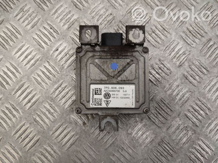 Volkswagen Touareg II Unité de commande / module de pompe à carburant 7P0906093