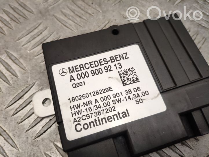 Mercedes-Benz Vito Viano W447 Unité de commande / module de pompe à carburant A0009009213