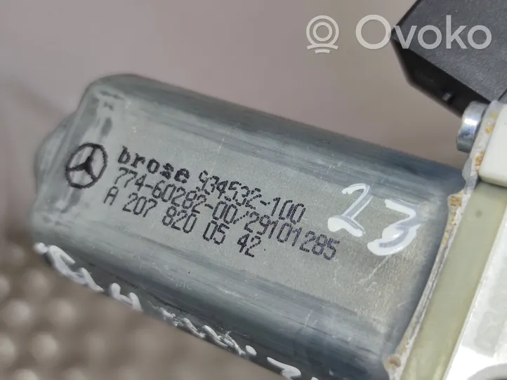 Mercedes-Benz CLS C218 X218 Silniczek podnoszenia szyby drzwi tylnych A2078200542