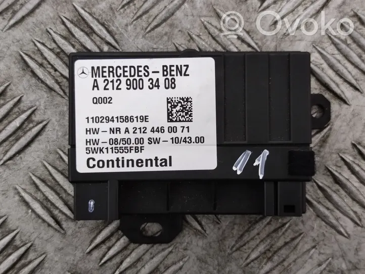 Mercedes-Benz CLS C218 X218 Centralina/modulo pompa dell’impianto di iniezione A2129003408
