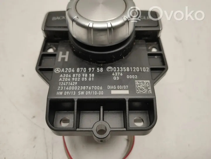 Mercedes-Benz E W212 Multifunctional control switch/knob A2048709758