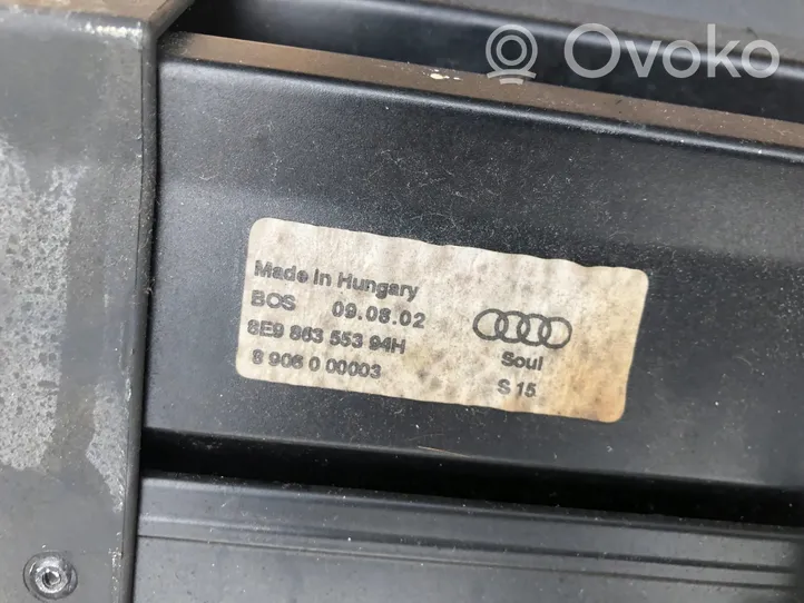 Audi A4 S4 B6 8E 8H Tavarahyllyn kansi 8E986355394H