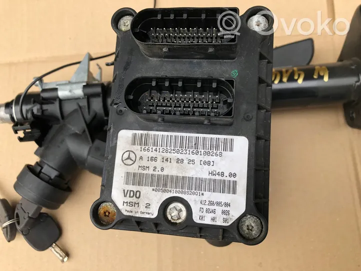 Mercedes-Benz Vaneo W414 Komputer / Sterownik ECU i komplet kluczy A16614128252