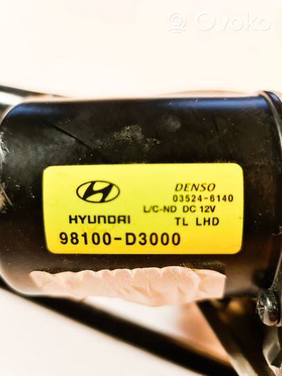 Hyundai Tucson TL Etupyyhkimen vivusto 98100D3000