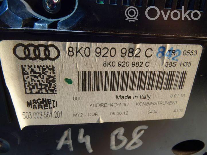 Audi A4 S4 B8 8K Licznik / Prędkościomierz 503002561201