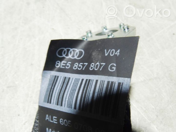 Audi A4 S4 B7 8E 8H Keskipaikan turvavyö (takaistuin) 8E5857807G