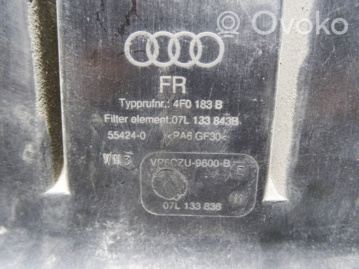 Audi A6 S6 C6 4F Air filter box 07L133843B