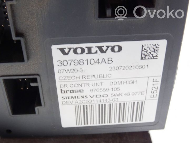 Volvo C30 Etuoven ikkunan nostomoottori 30798104AB