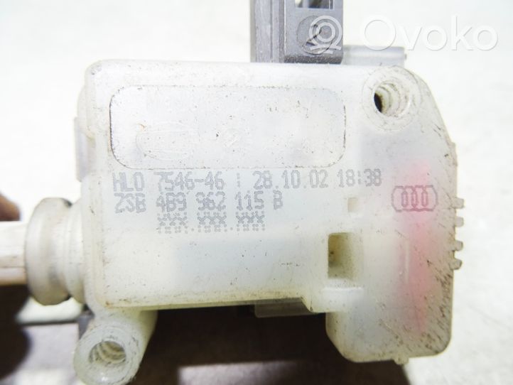 Audi A6 S6 C5 4B Verrouillage du bouchon du réservoir de carburant 4B9962115B