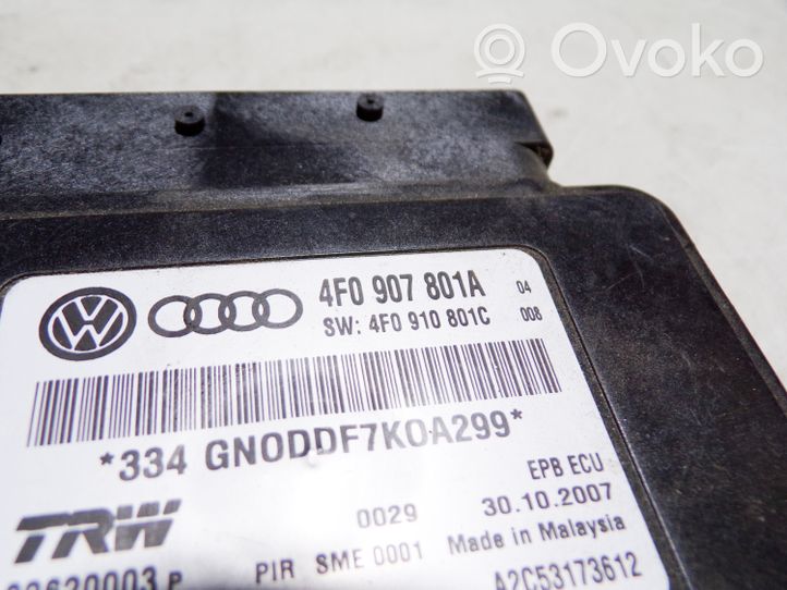 Audi A6 Allroad C6 Rankinio stabdžio valdymo blokas 4F0910801C