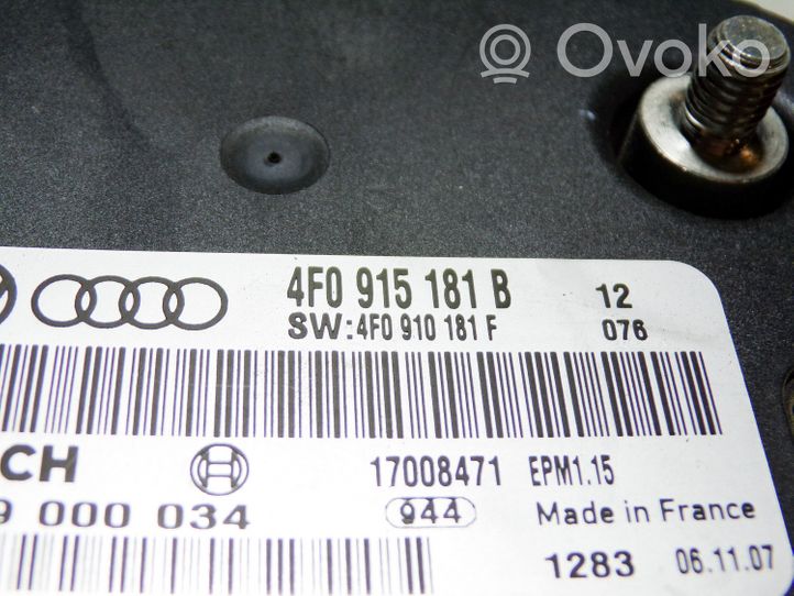 Audi A6 Allroad C6 Unité de contrôle à bord d'alimentation 4F0915181B