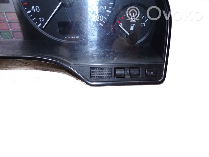 Audi A8 S8 D2 4D Compteur de vitesse tableau de bord 4D0919880EX