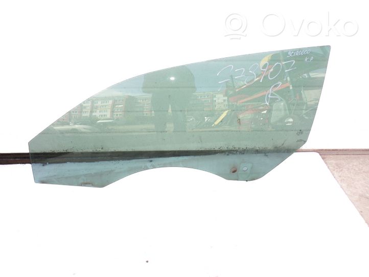 Volkswagen Scirocco Front door window/glass (coupe) 1K8845201B