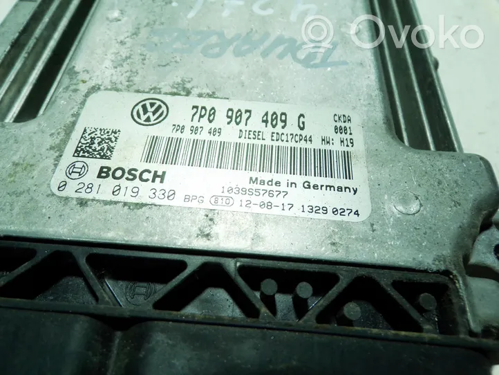 Volkswagen Touareg II Moottorin ohjainlaite/moduuli 7P0907409G