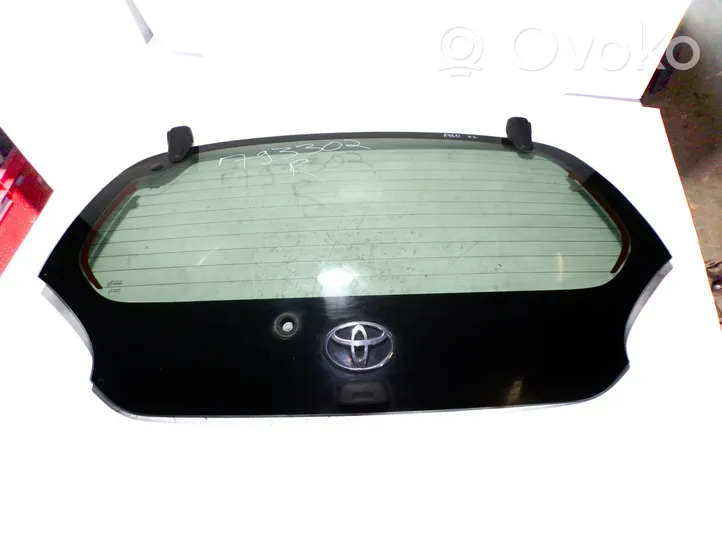 Toyota Aygo AB10 Lunotto/vetro della porta di carico del bagagliaio 43R00050