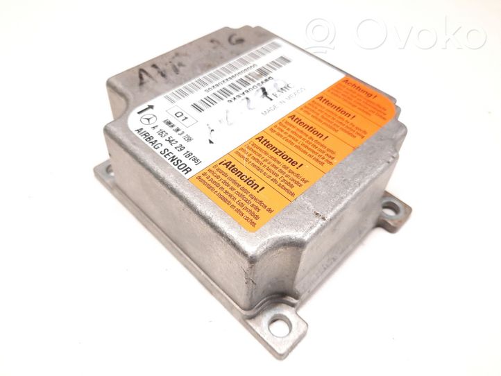 Mercedes-Benz ML W163 Airbag control unit/module A1635422918