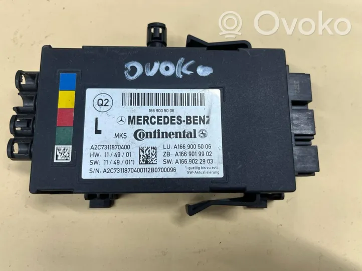 Mercedes-Benz ML W166 Modulo di controllo sedile A1669005006