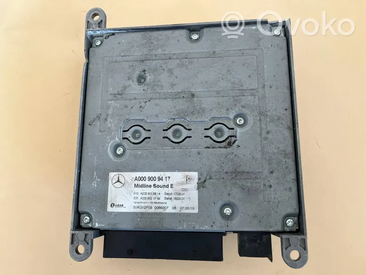 Mercedes-Benz C W205 Amplificateur de son A0009009417