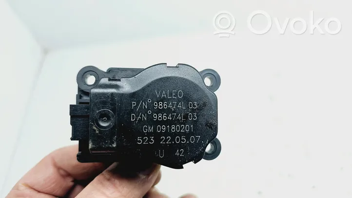 Opel Signum Air flap motor/actuator 09180201