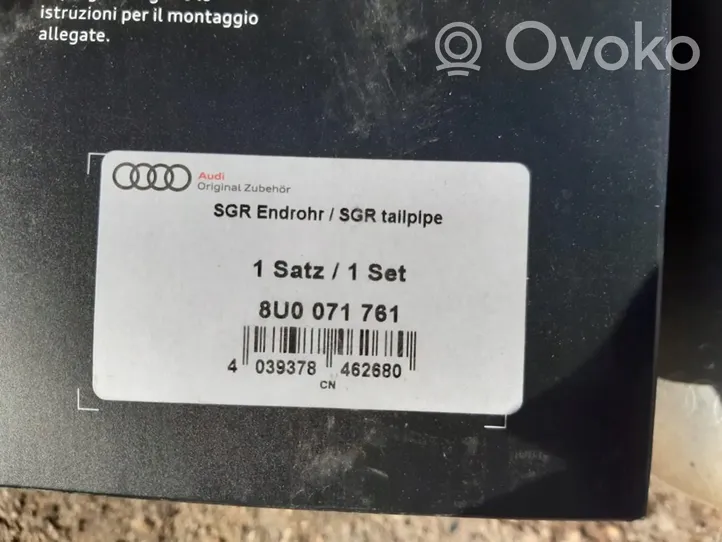 Audi Q3 8U Äänenvaimentimen päätykappale 8U0071761