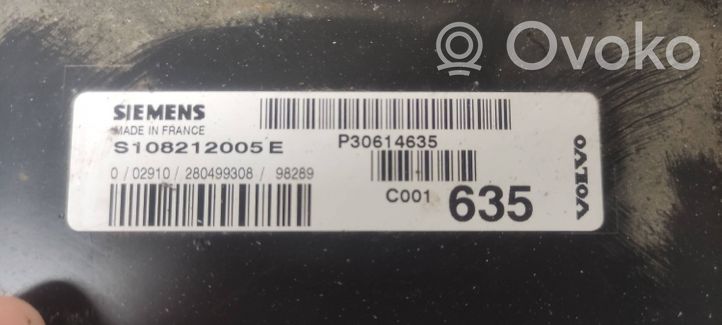 Volvo S40, V40 Calculateur moteur ECU S108212005E