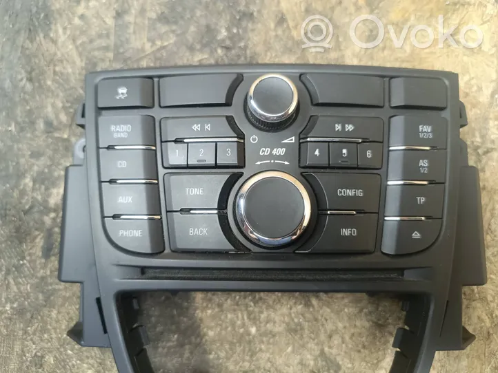 Opel Astra J Controllo multimediale autoradio 13337218