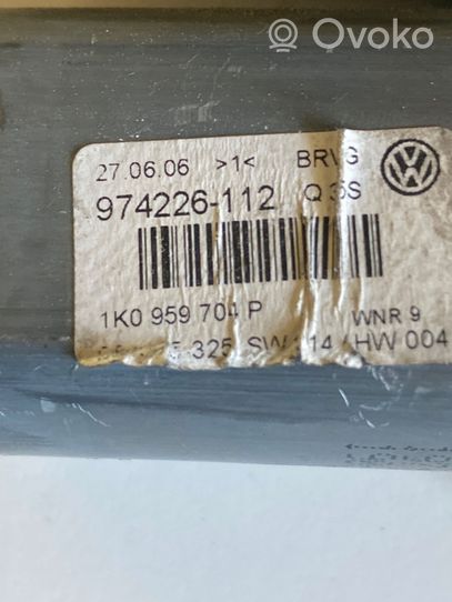 Volkswagen PASSAT B6 Motorino alzacristalli della portiera posteriore 1K0959704P