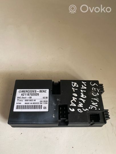 Mercedes-Benz R W251 Seat control module A2118702026