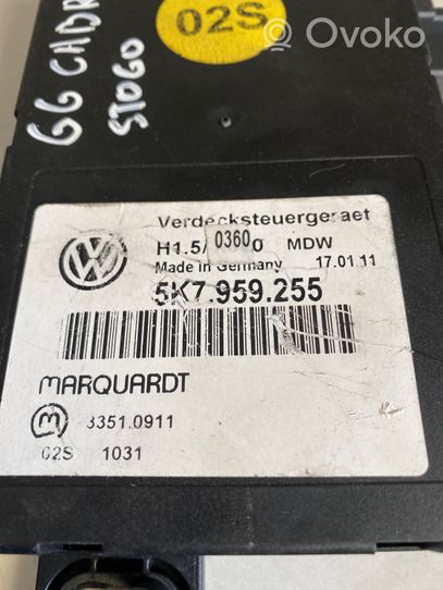 Volkswagen Golf VI Avoauton katon ohjausyksikkö 5K7959255