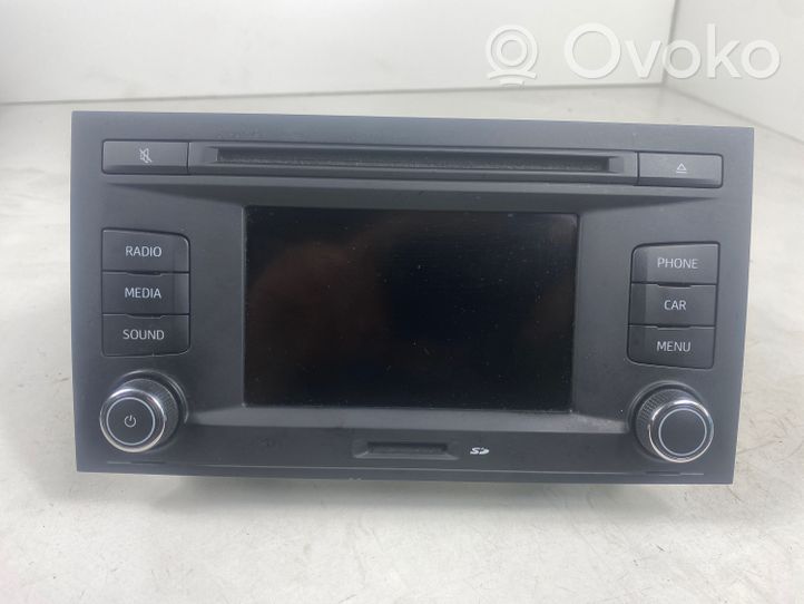 Seat Leon (5F) Panel / Radioodtwarzacz CD/DVD/GPS 5F0035869A