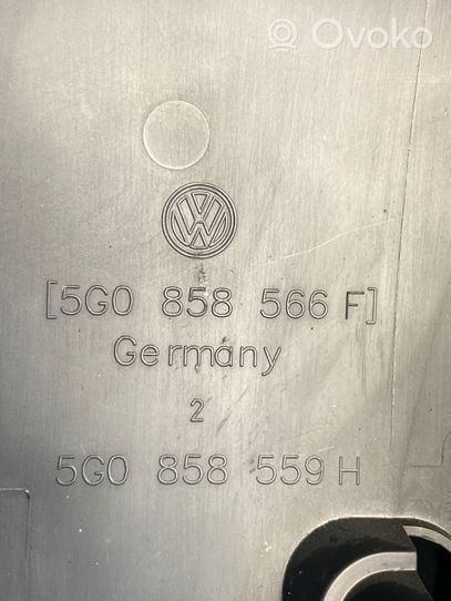 Volkswagen Golf Sportsvan Elementy poszycia kolumny kierowniczej 5G0858566F