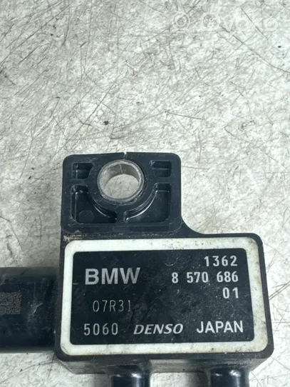 BMW 3 F30 F35 F31 Sensore di pressione dei gas di scarico 8570686