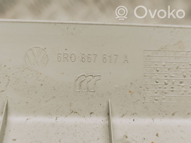 Volkswagen Polo V 6R Osłona / Listwa podsufitki bagażnika 6R0867617A