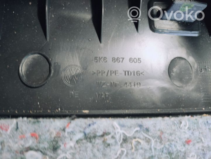 Volkswagen Golf VI Pagrindinis apdailos skydas 5K6867605