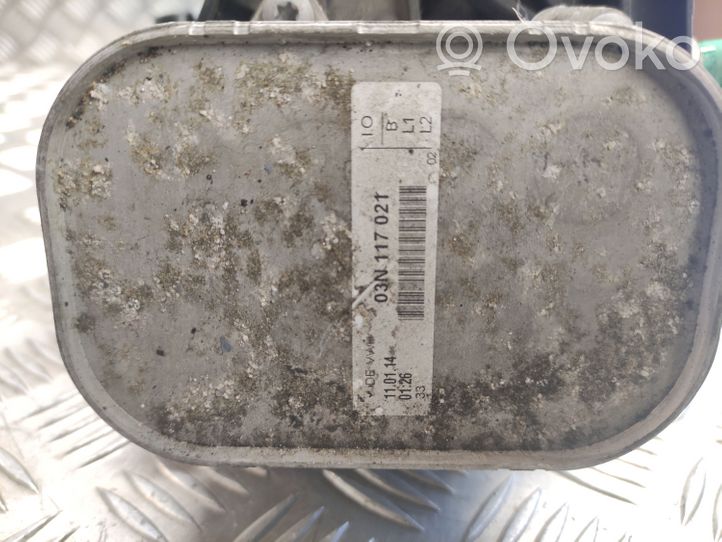 Skoda Octavia Mk3 (5E) Mocowanie / uchwyt filtra oleju 03N117021