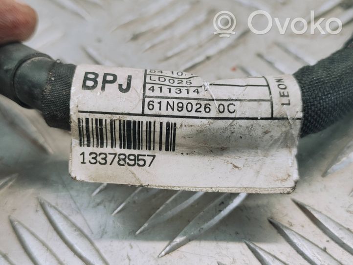 Opel Zafira C Negative earth cable (battery) 13378957