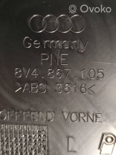 Audi A3 S3 8V Boczki / Poszycie drzwi przednich 8V4867105