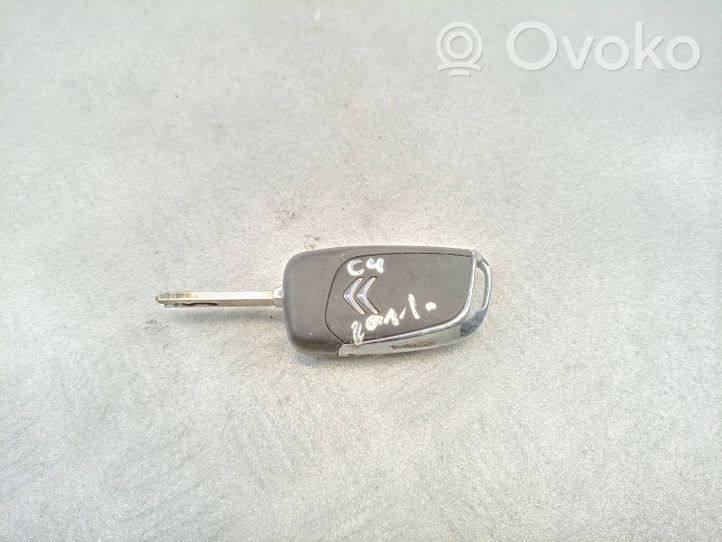 Citroen C4 II Clé / carte de démarrage 966597548000