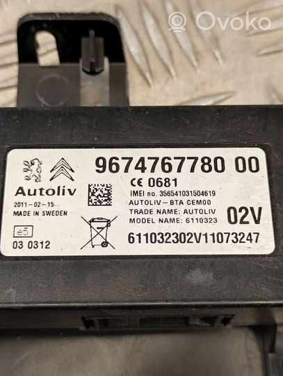 Citroen C4 II Moduł / Sterownik Bluetooth 9674767780