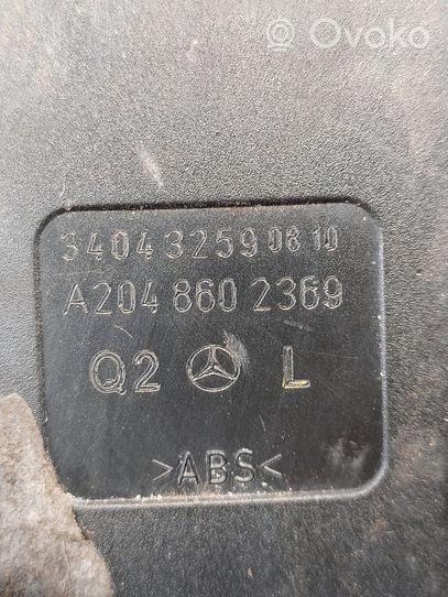 Mercedes-Benz GLK (X204) Klamra przedniego pasa bezpieczeństwa A2048602369