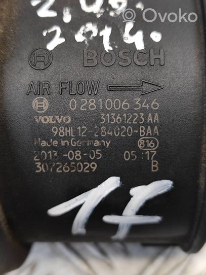 Volvo XC60 Débitmètre d'air massique 31361223AA
