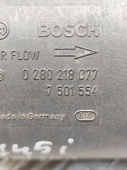 BMW 7 F01 F02 F03 F04 Przepływomierz masowy powietrza MAF 7501554