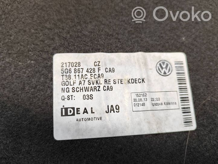 Volkswagen Golf VII Panneau, garniture de coffre latérale 5G6867428F