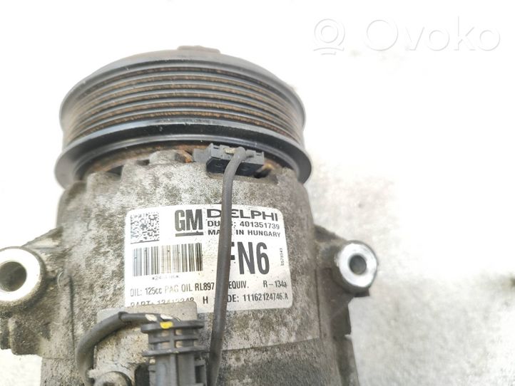 Opel Meriva B Ilmastointilaitteen kompressorin pumppu (A/C) 13412248