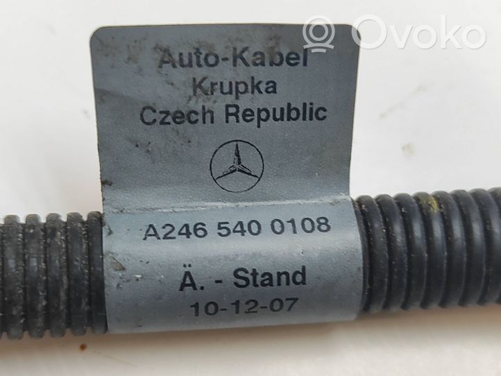 Mercedes-Benz B W246 W242 Plus / Klema / Przewód akumulatora A2465400108