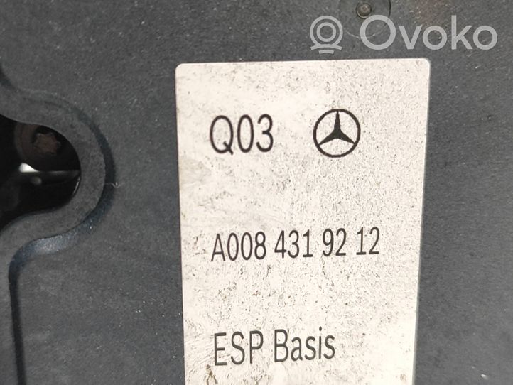 Mercedes-Benz B W246 W242 ABS-pumppu A0084319212