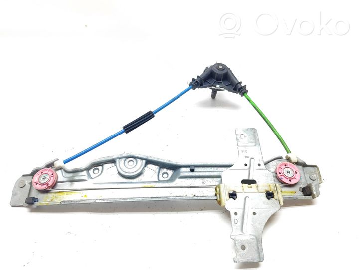 Peugeot 208 Rear door manual window regulator 9673153880